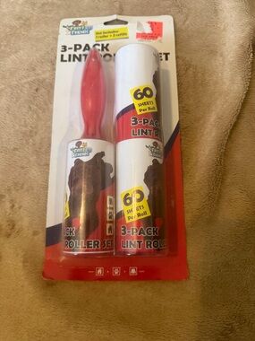 FRIENDS Pink Handle 3-Pack Lint Roller Set